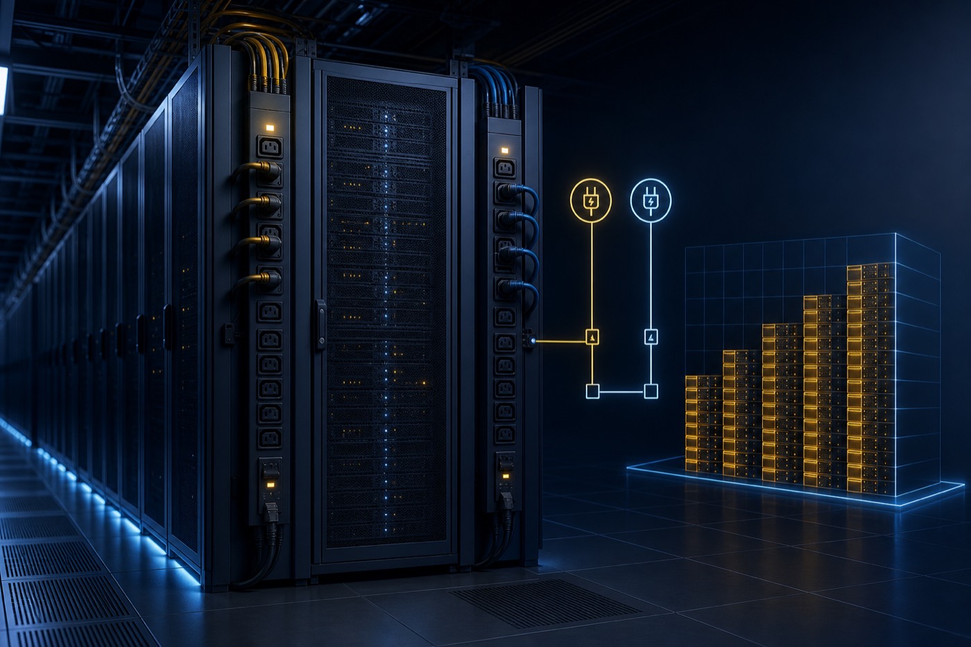 A+B Power and kW Selection in Colocation